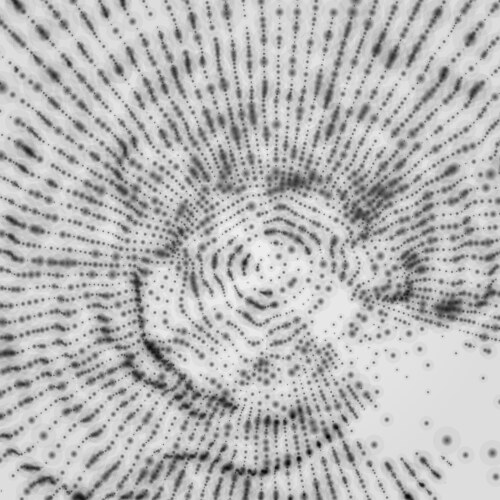 Dynamic Particle 3D Tech vector image