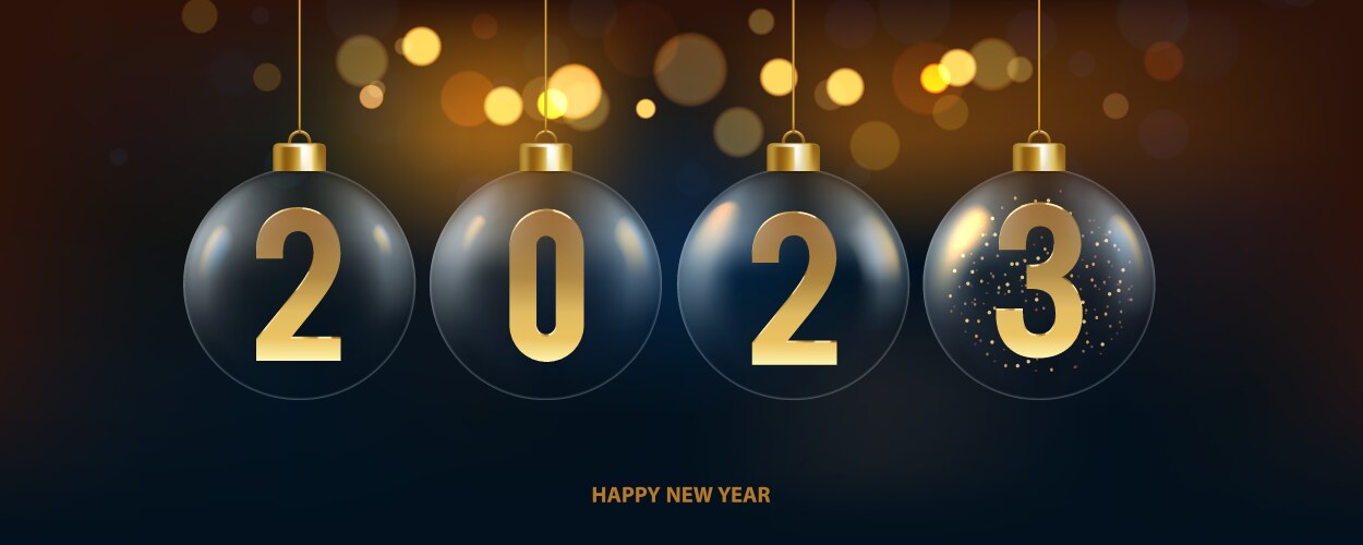 happy new year 2023 vector image