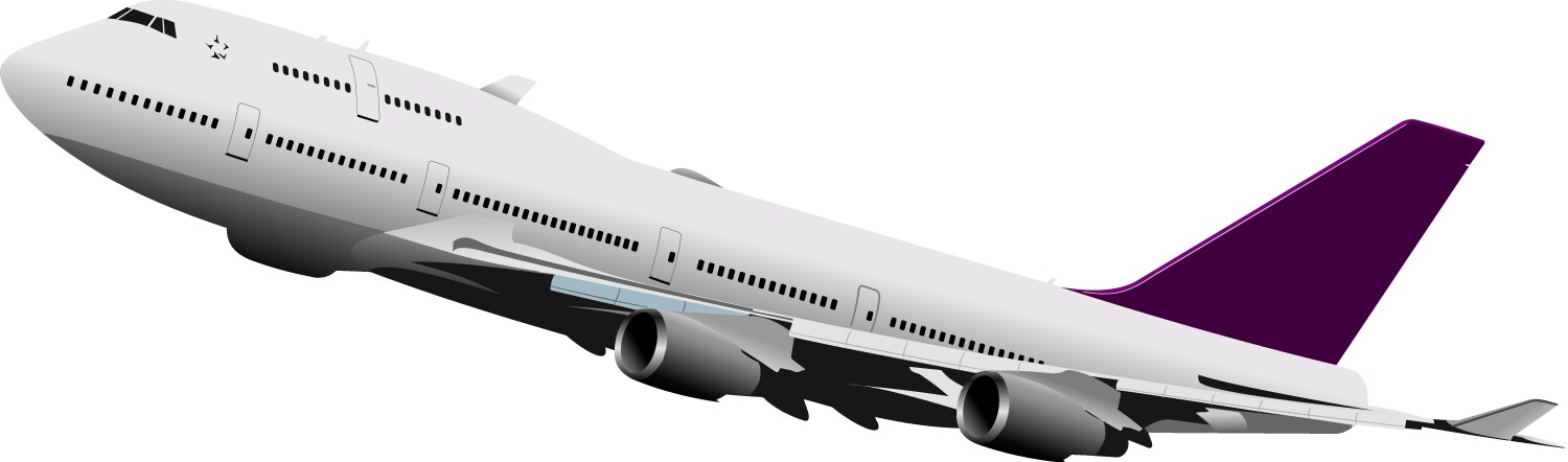 Passenger plane Royalty Free Vector Image - VectorStock