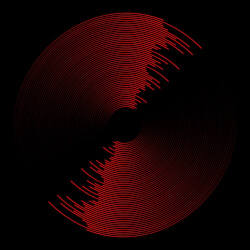 Abstract music sound wave Royalty Free Vector Image