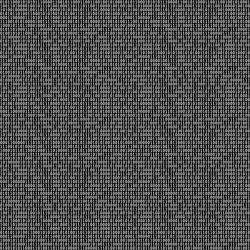 binary code seamless pattern vector image