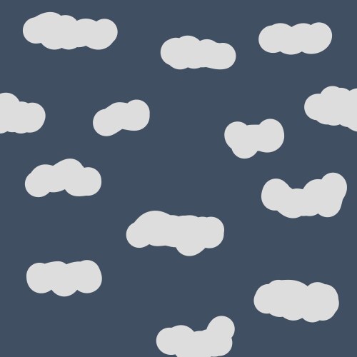 Cloudy sky background pattern for projects vector image