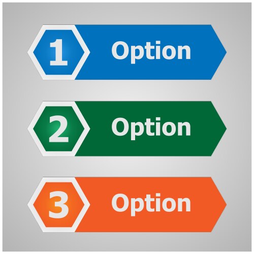 Video quality formats template Royalty Free Vector Image