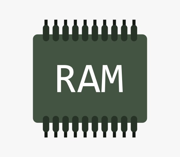 ram icon vector image