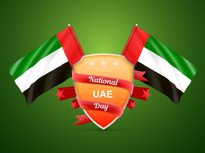 United arab emirates national day holiday Vector Image
