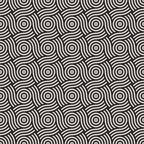 Black and white abstract seamless pattern Vector Image