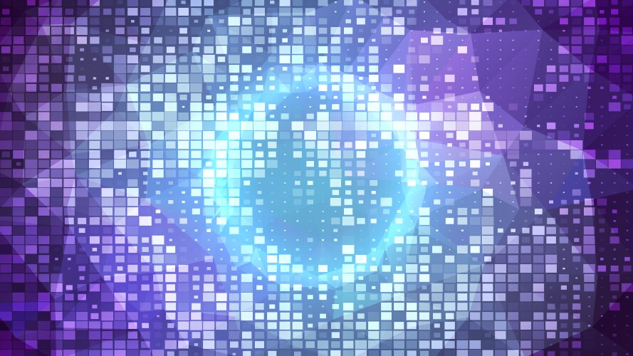 Abstract polygon background square pattern vector image