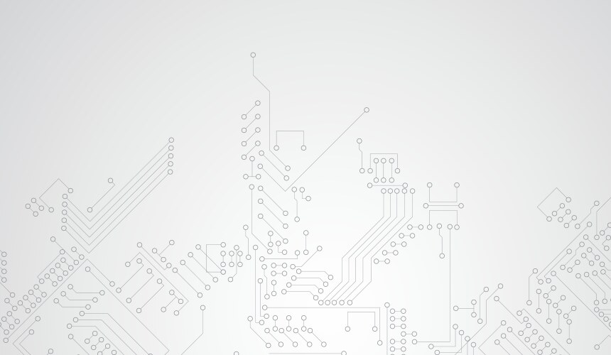 Abstract structure circuit computer cube vector image