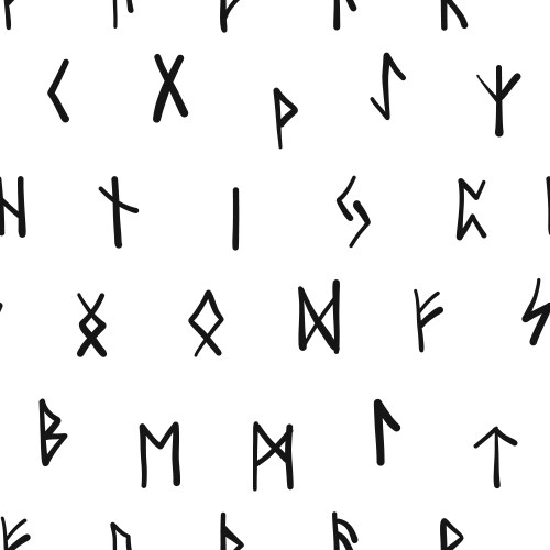 Seamless Viking Runes Vector Images (over 330)
