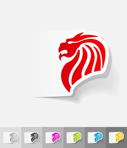 Realistic design element chinese dragon Vector Image