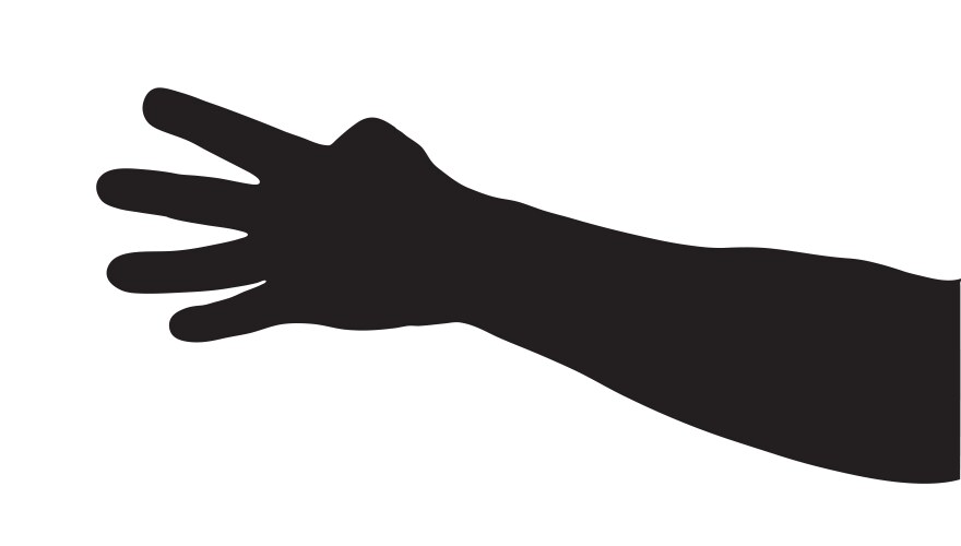 Hand Royalty Free Vector Image - VectorStock