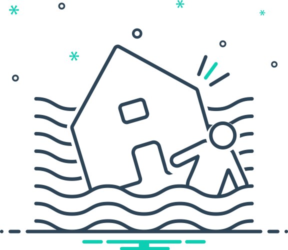 Flood Royalty Free Vector Image - VectorStock