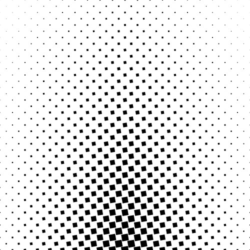 Monochromatic abstract square pattern background vector image