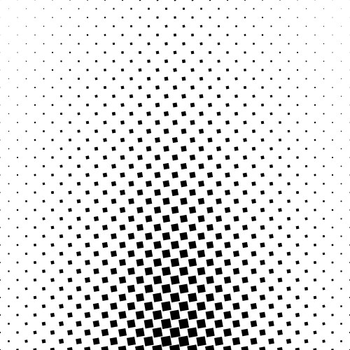 Monochromatic abstract square pattern background vector image