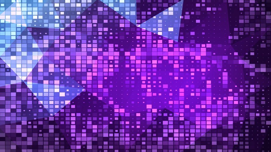 Abstract polygon background square pattern vector image