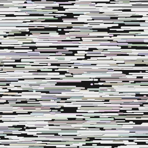 Abstract irregular horizontal rounded stripe vector image