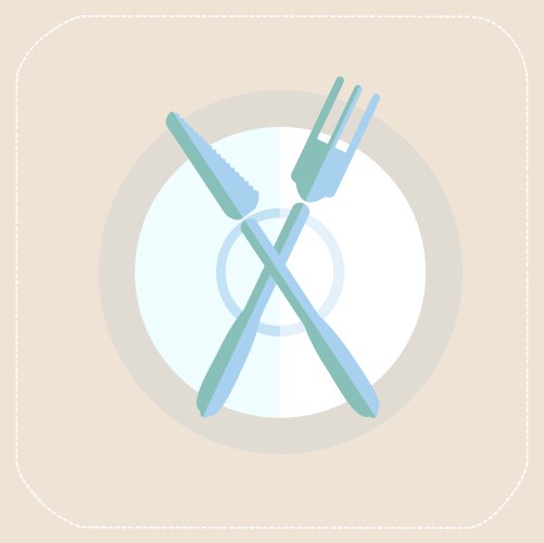 Cutlery icon Royalty Free Vector Image - VectorStock