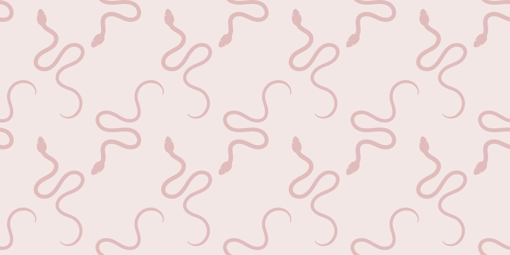Snake repeat pattern design background vector image