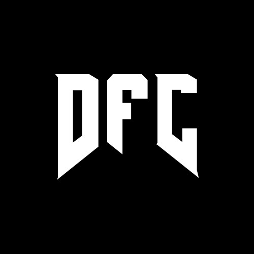 Dfc logo letter design Royalty Free Vector Image