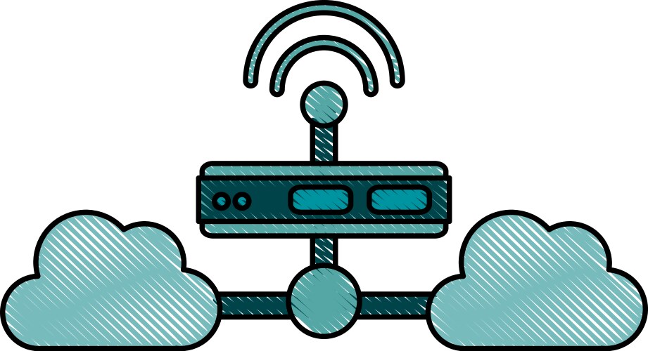 Servers web hosting icon image vector image