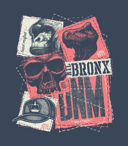 Vintage urban typography Vector Image