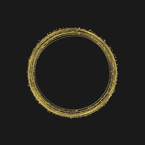 Golden abstract shape Royalty Free Vector Image
