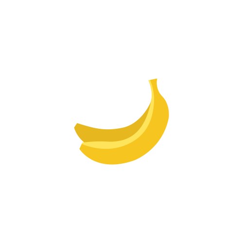 Isolated Banana Icon Vector Image
