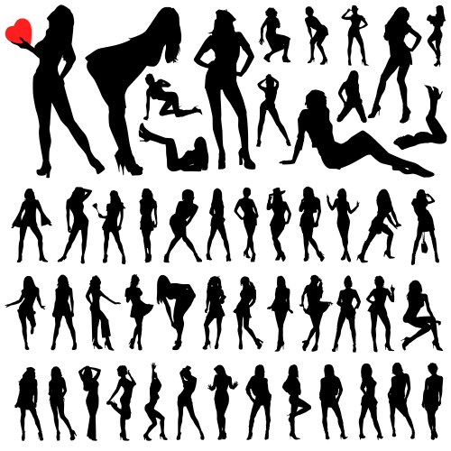 Sexy woman vector image