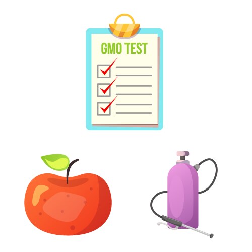 Isolated object of and logo collection vector image