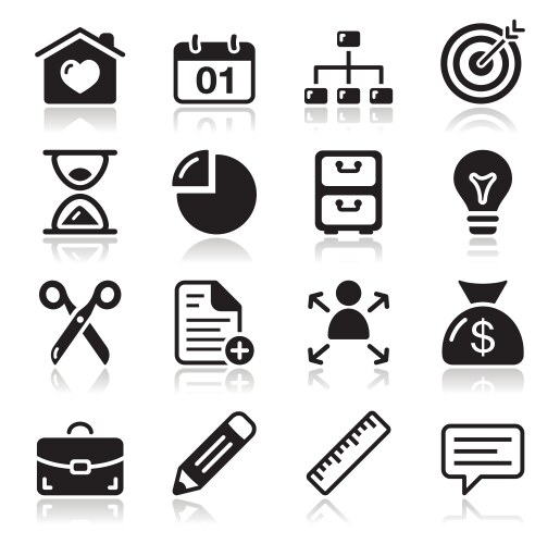 Website Icon Set - Web Navigation vector image