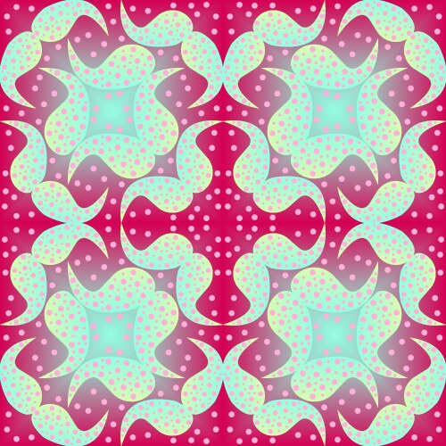 Seamless abstract pattern with gradient triangles vector image