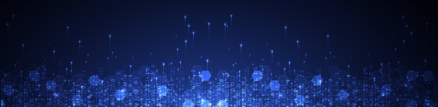Digital Data Stream Background vektorbild