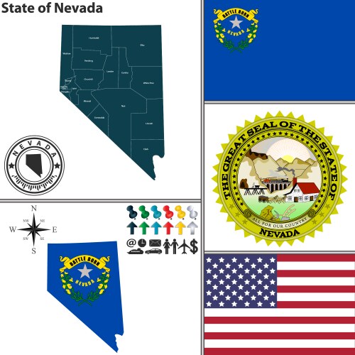 Nevada State Seal Vector Images (over 250)