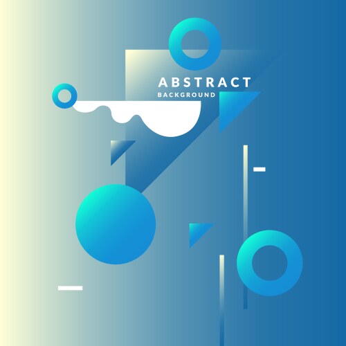 abstract geometric background with triangles vector image