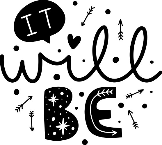 Typography motivational poster Royalty Free Vector Image