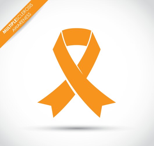 World multiple sclerosis day with brain symbol Vector Image