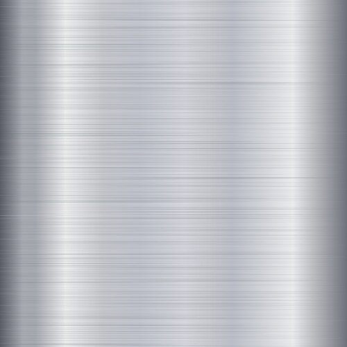 Brushed stainless steel background metal texture Vector Image