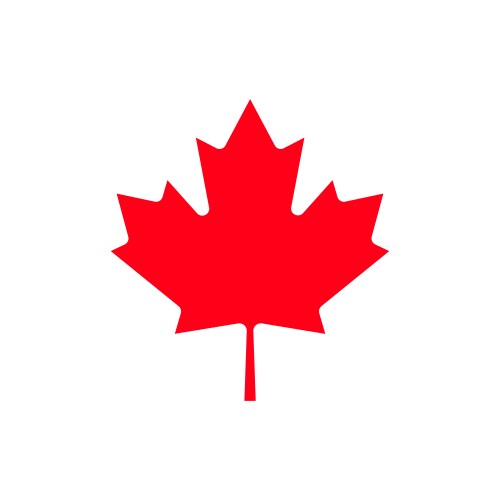 Maple leaf icon Royalty Free Vector Image - VectorStock