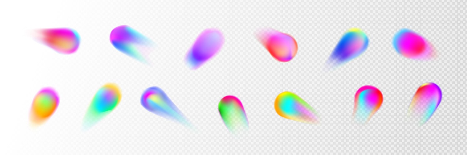 blur gradient circle shape with gradation of color vector image vector image