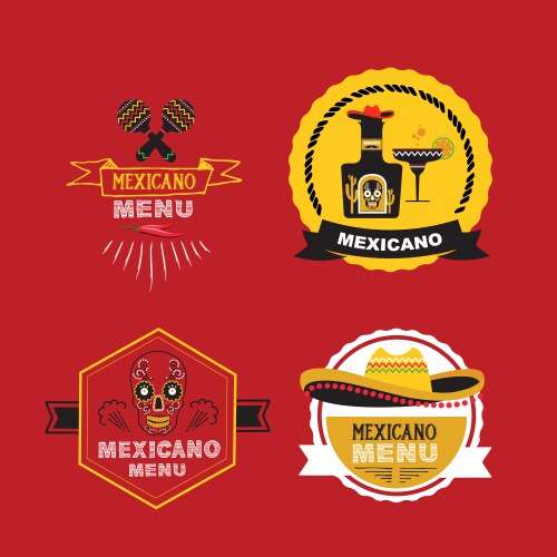 Menu mexican design Royalty Free Vector Image - VectorStock