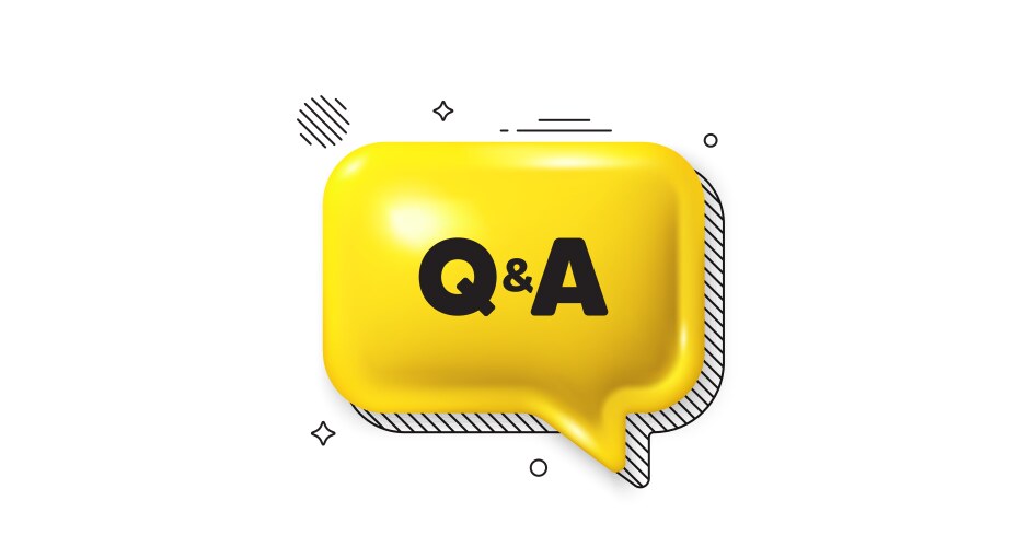 questions and answers icon answer question sign vector image