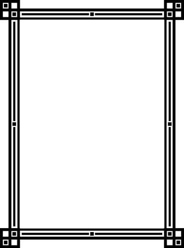 Frame with border template Royalty Free Vector Image