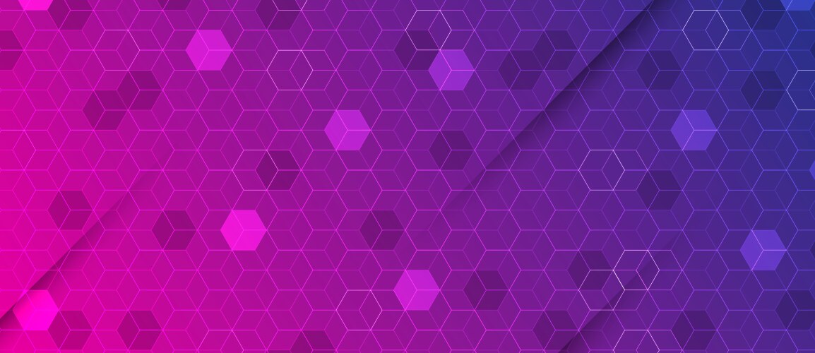 abstract hexagon background for design works vector image