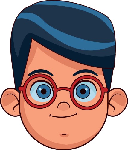 Little kid avatar profile picture Royalty Free Vector Image