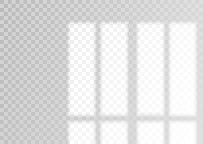 Overlay shadow effect transparent window Vector Image