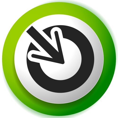 Position accuracy alignment concept icon cursor Vector Image