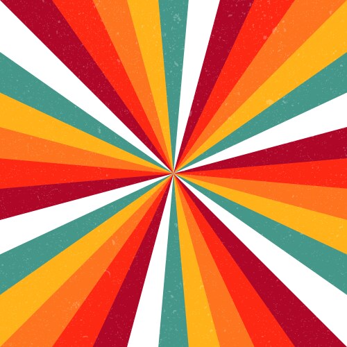 Horizontal circus retro background with rays Vector Image