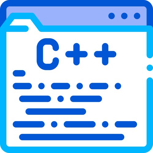 Coding development language thin line icon vektorbild