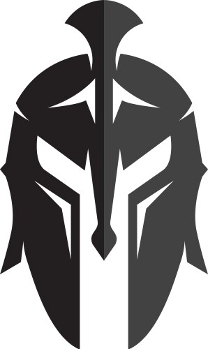 Spartan Helmet Icon Vector Image