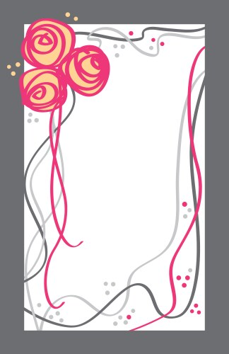 Love floral card Royalty Free Vector Image - VectorStock